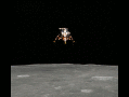 Lunar module touchdown