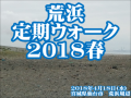 第2回　荒浜定期ウォーク　2018年4月18日(水)　宮城県仙台市　荒浜周辺　ARAHAMA WALK